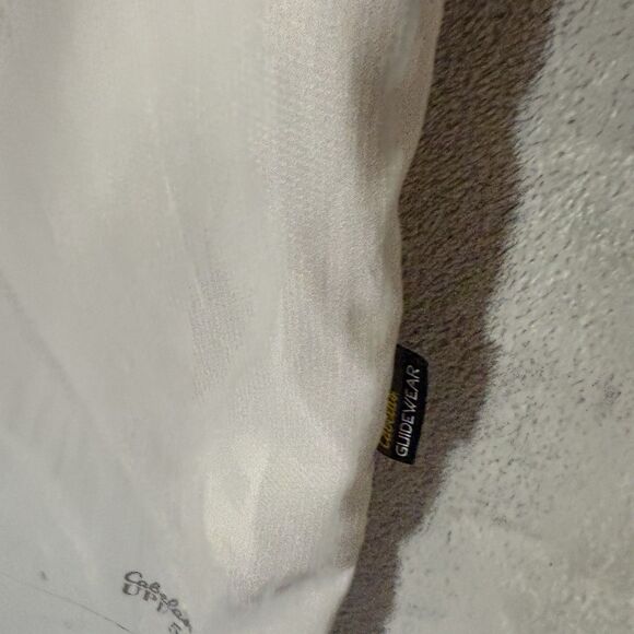 Cabelas Guidewear Fishing Shirt Men 2XL Gray Button Long Vented Roll Tab 50 UPF - Picture 6 of 8